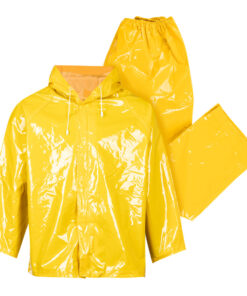 Rainsuit Rubberised Nylon Yellow Xxx Large