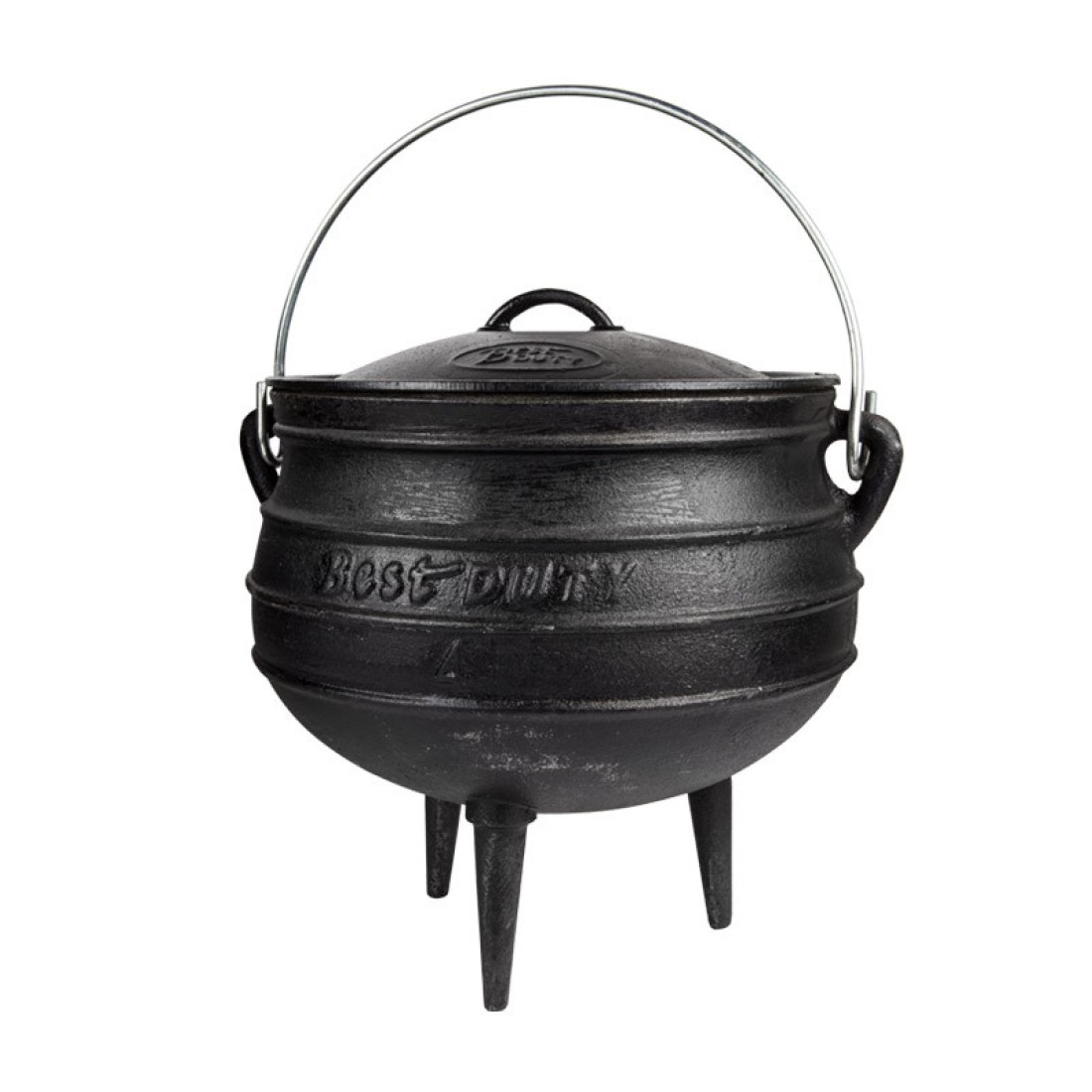 Bestduty Pot 3Leg Oil Cured C/I No.4 9.3L 13.7Kg
